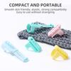 4 PIÈCES Diviseur de Fil en Plastique Coloré Outil Manuel DIY pour Tricot de Pulls Guide-fil Diviseur pour Doigts Accessoires de Tricot Fournitures de Couture