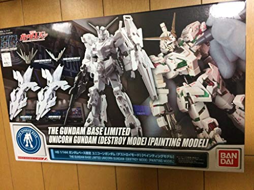 HG 1/144 Gundam Base Limited Unicorn Gundam (Destroy Mode) [Painted Model]