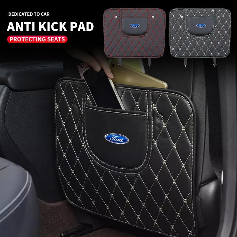 Hot 1PCS Car Styling Car Seat Anti Kick Pad Auto Accessories For Ford B-Max Cmax Smax KA St Line Galaxy Explorer Expedition Mond