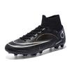 Soccer Boots Men'S Breathable High Top Long Spikes Soccer Cleats