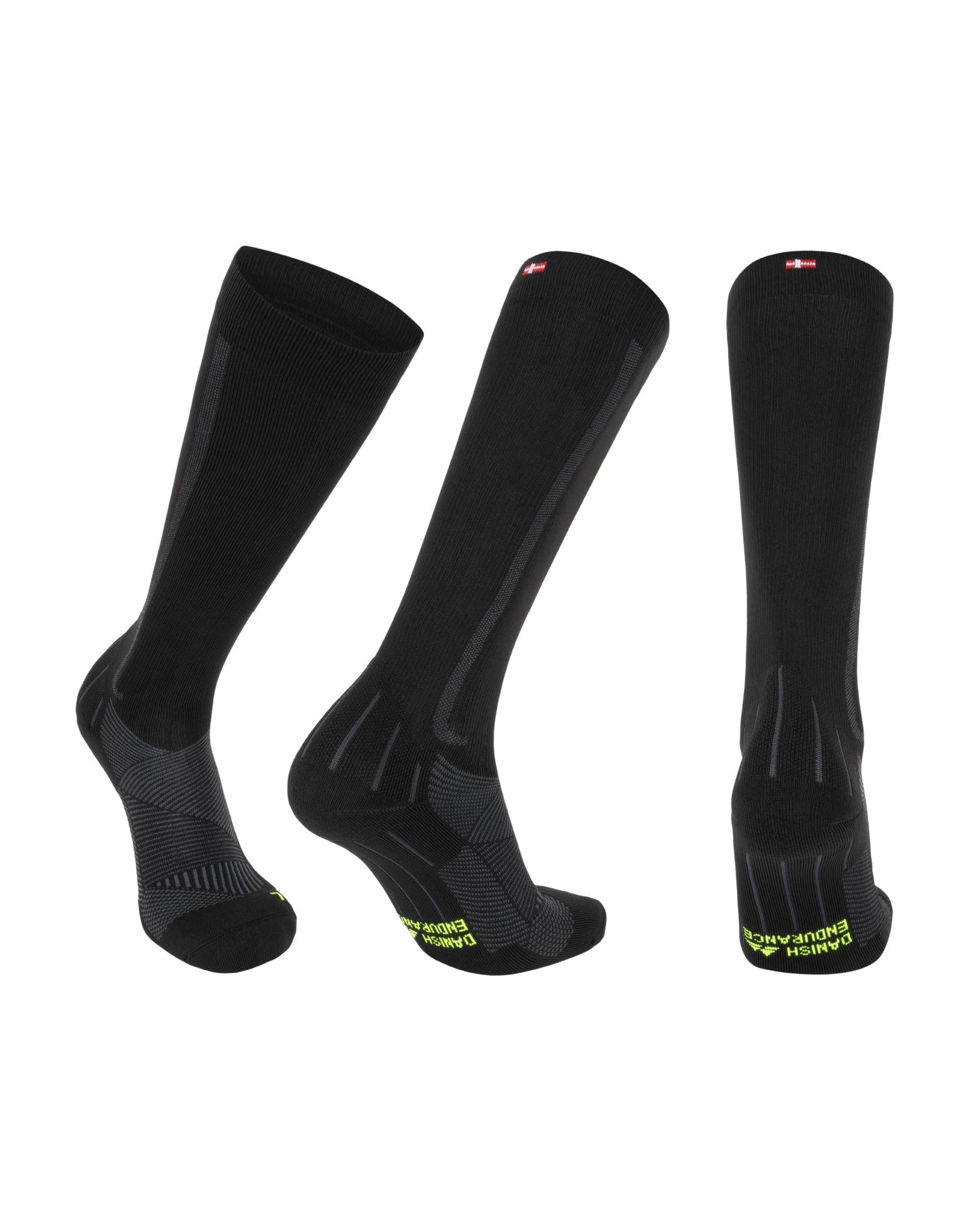 

Compression socks cm 1 pair [DANISH ENDURANCE] black/gray 25.0~28.0