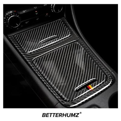Carbon Fiber For Mercedes Benz W176 A Class CLA GLA Center Console Storage Box Panel Trim Cover Sticker Car Interior