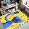 Huggy Wuggy Printed Carpet Rug for Office Chair Living Room Bedroom Kitchen Room Decor Gifts