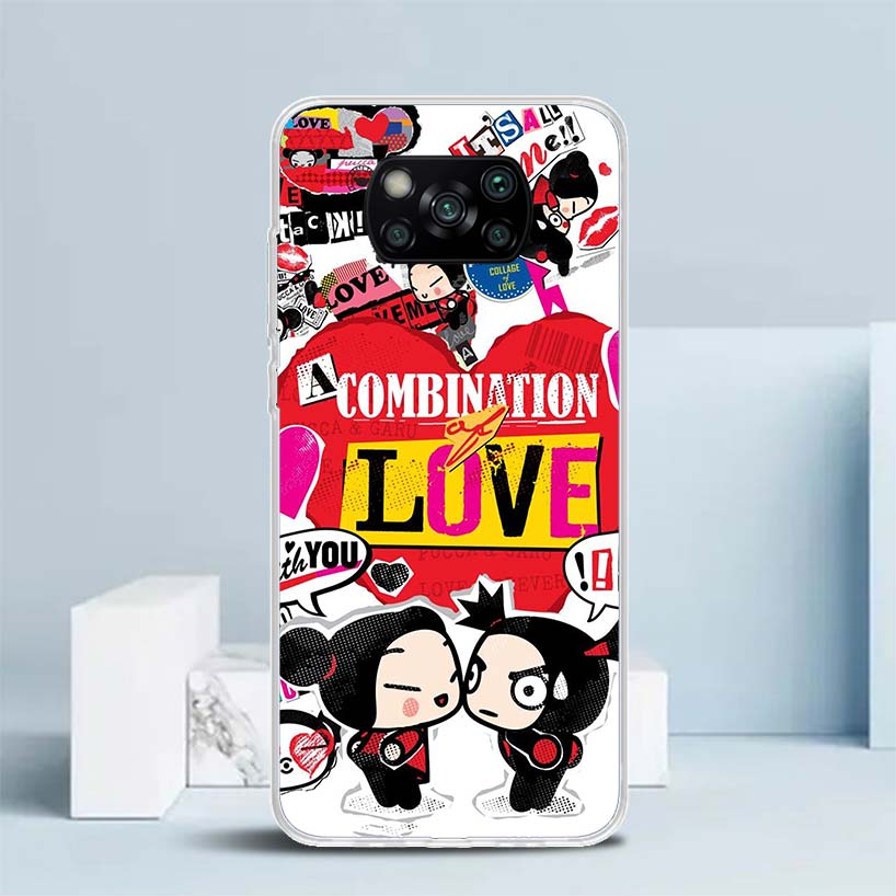 Cute Cartoon Pucca Garu Soft Cover for Xiaomi Poco F7 Ultra X7 X6 X5 Pro M7 Phone Case Redmi 15 15C 13 13C 12 12C 10 10C Print S