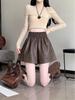 High Waist Elastic Leather Bootcut Pants - Slim, Versatile, Wide-Leg, Korean Style for Women (Autumn/Winter)