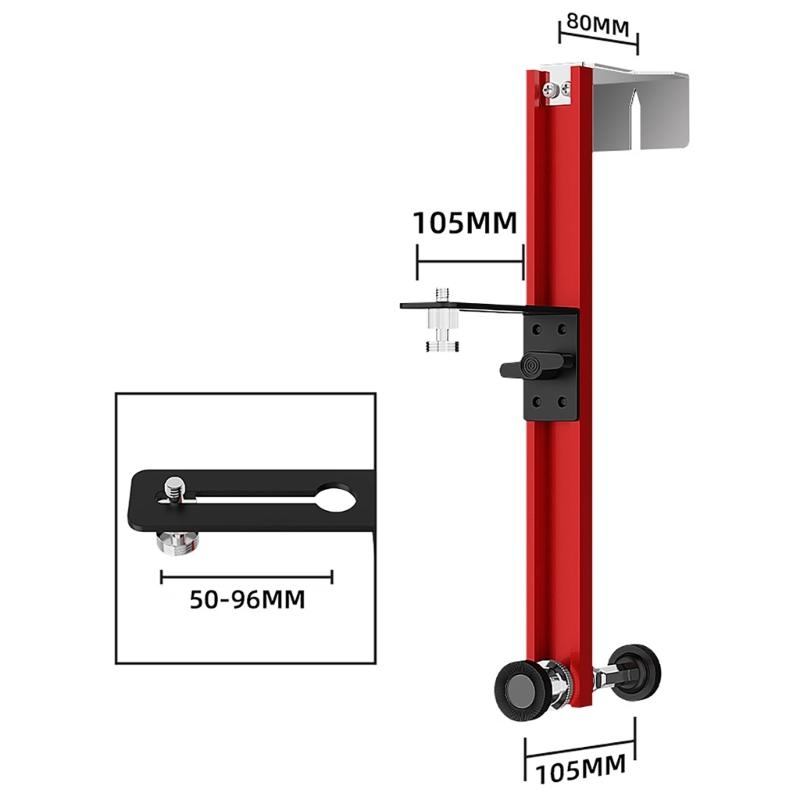 Soporte Colgante para Nivel Láser Soporte Elevador para Láser Soporte de Montaje en Pared para Nivel Piezas de Repuesto Fácil de Instalar