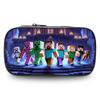 Cross-border New World Minecraft Pencil Case: Cartoon Print, Large Capacity Student Stationery Bag