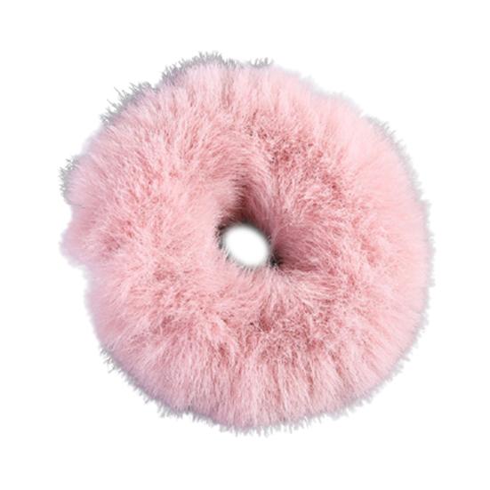 Haargummi, praktisch, zarte Kopfbedeckung, Haarseil, großes Donut-förmiges Haarband, Haarseil als Geschenk