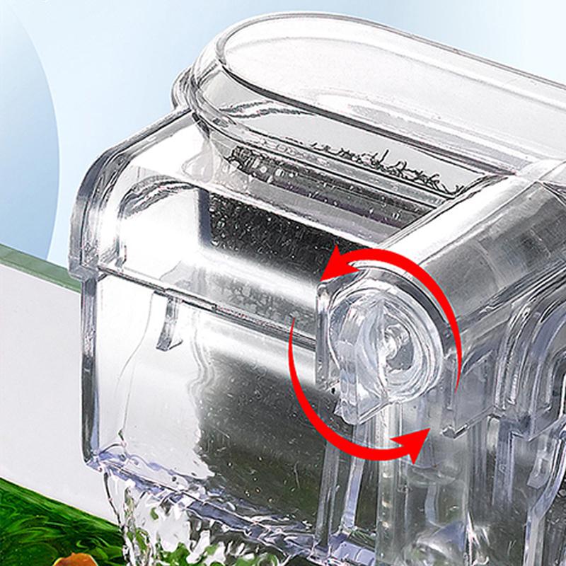Neuer Hängefilter für Aquarien Mini-Filter USB 2,5W 250H/l Filter Geeignet für Aquarien unter 30 cm Aquarien Wasserpumpen