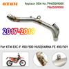 OTOM 2017-2019 Motorcycle Exhaust Pipe Header For KTM EXCF 450 500 HUSQVARNA FE450 501 Stainless Steel Off-road Accessories