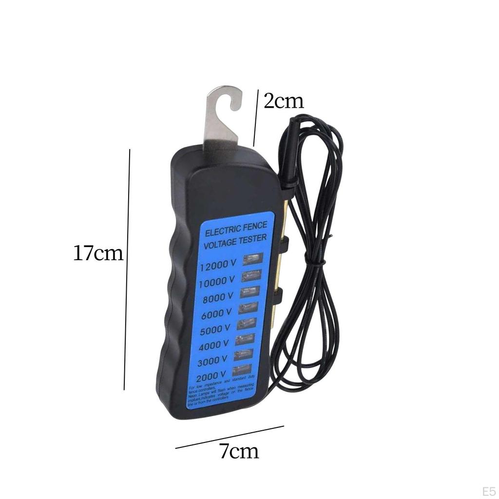 Advanced Electric Fence Voltage Tester - Reliable Measurement up to 7000V/12000V