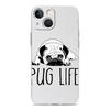 Phone Case For iPhone 17 Cases iPhone Air 16 15 12 13 14 Pro Max 7 8 Plus 16Pro iPhone11 Soft Cover Animal Pug close up