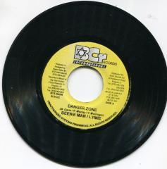 7inch Record BEENIE MAN , PAUL "LYMIE" MURRAY /  - Danger Zone / Weekend Cruise BCR022 BCR Internation 2004 Jamaica Reggae, Ska & Dub Used