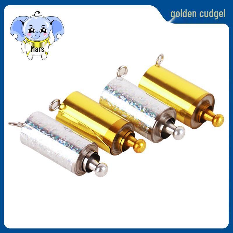 Sun Wukong Golden Cudgel Telescopic Wand - Dual-Headed Magic Metal Stick Prop