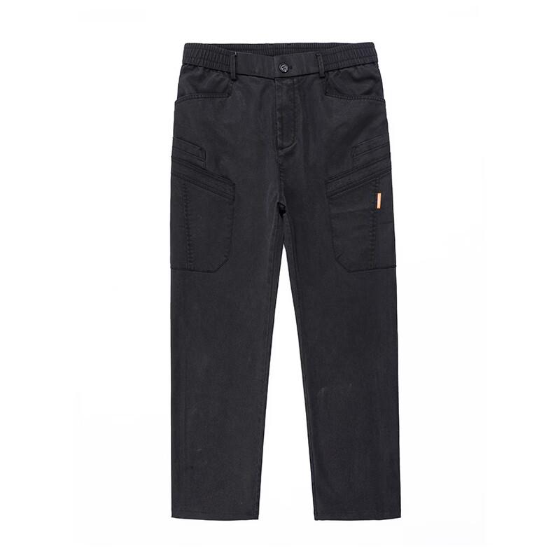 Men's Elastic Waist Straight Fit Cargo Pants