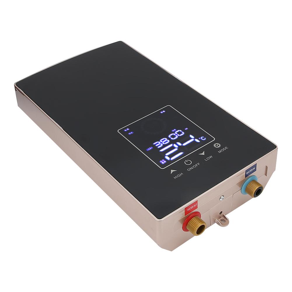 An der Wand montierter, sprachgesteuerter, elektrischer Sofort-Warmwasserbereiter für Badezimmer, 220–240 V