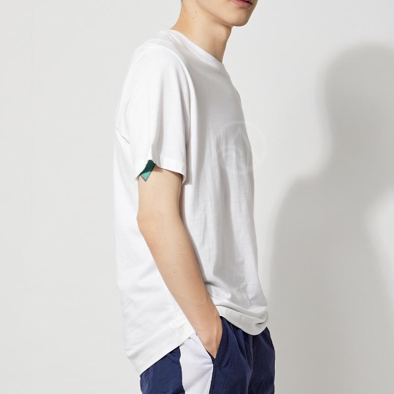 Nike Solid Color Print Round Neck Short Sleeve T-Shirt Unisex Tops White DJ0929-100