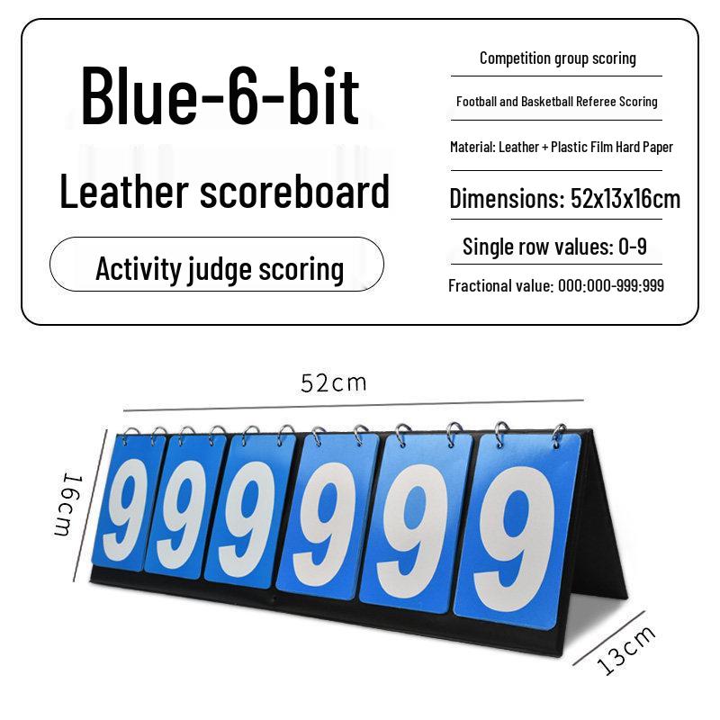 Multi-Sport Flip Scoreboard for Basketball, Billiards, Table Tennis, and Volleyball