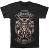 Men's Five Finger Death Punch BTD Biker Badge T-shirt Medium Black