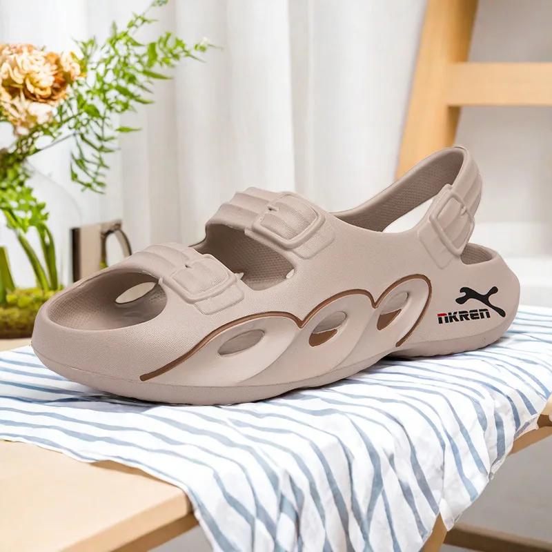 Fitness Beach Shoe Kawaii Shose For Man Luxury Tennis Slide Slipper Elderly Men's Summer Flip Flops Thick Sole Tennis Plateform