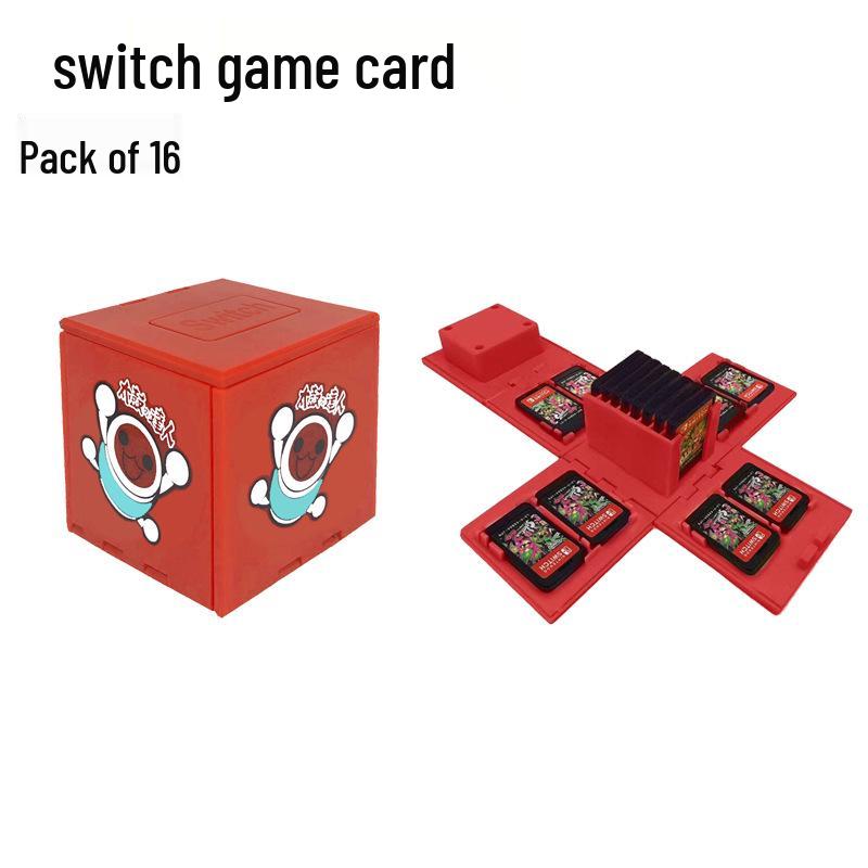 Switch OLED Console Game Card Storage Case - Large Capacity Folding Cartridge Holder