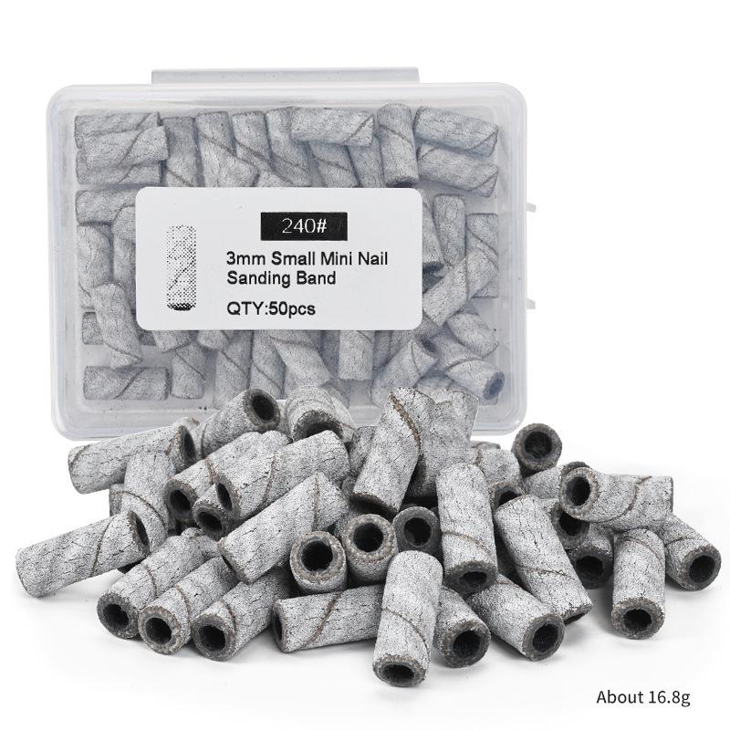Set Manichiură Mini Bandă Abrazivă pentru Unghii și Mandrină