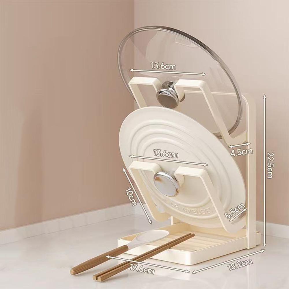 Platzsparend Küchen-Topfdeckel-Aufbewahrungsgestell Aufrecht Arbeitsplatte Topfdeckelhalter Küchenutensilien