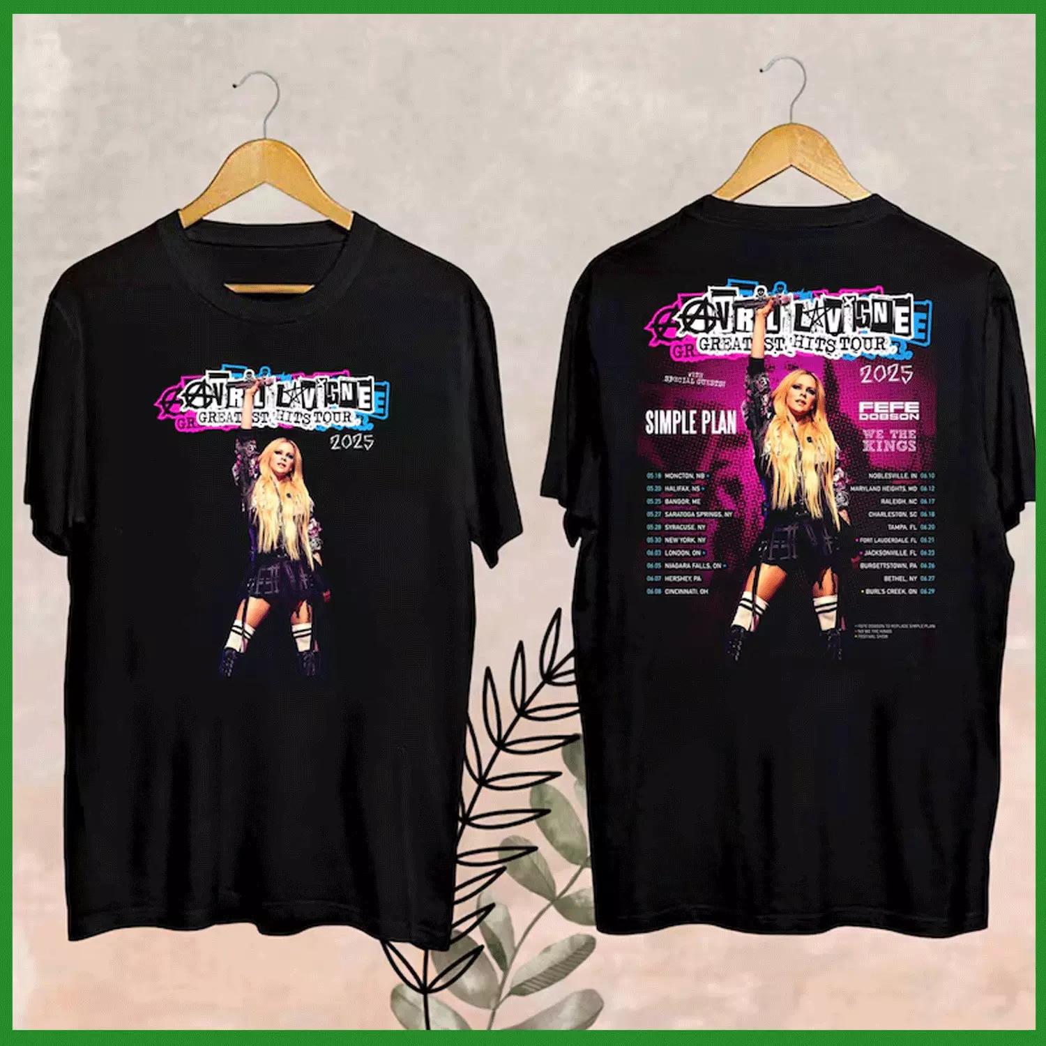 Avril Lavigne Greatest Hits Tour 2026 T Shirt M