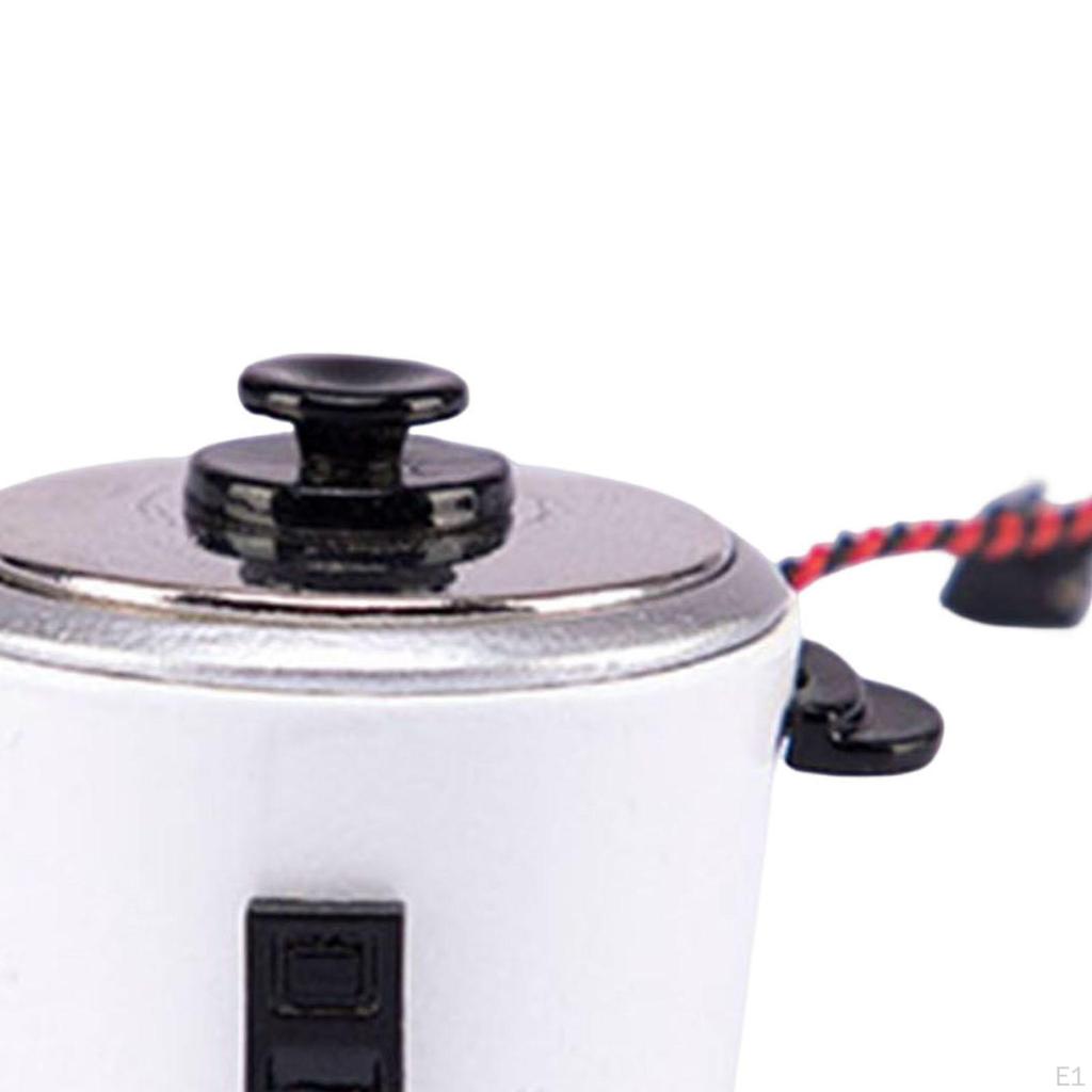 1:12 Dollhouse Rice Cooker Cookware Kitchen Accessories Play Toys Photographic Props