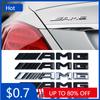 Car Sticker 3D ABS Car Rear Trunk Badge AMG Letters Sticker For Mercedes Benz AMG A B C E G CLA C63 C63S E53 GT SLK W176 W205 W1