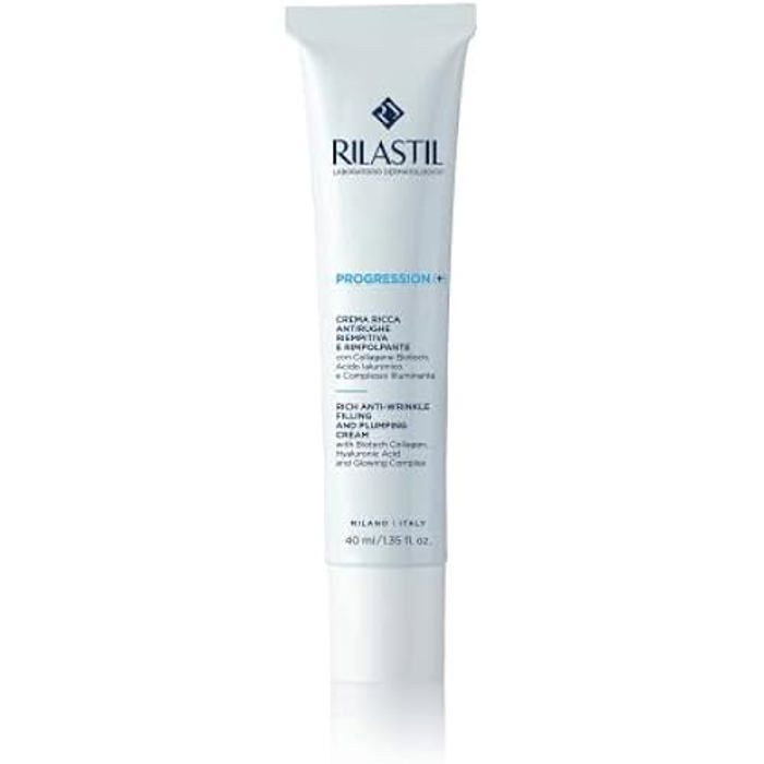 Crème Visage Anti-Rides - RILASTIL - Progression - 40 Ml - Peaux Sensibles - Hypoallergénique