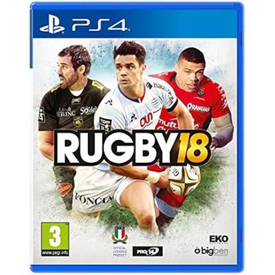 Jogo de esporte - BIGBEN - Rugby 18 - Animações realistas - Técnicas fiéis - Não online