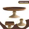 Cake Stand Holder Showcasing Rustic Display Dessert Candy Dish Plate for Living