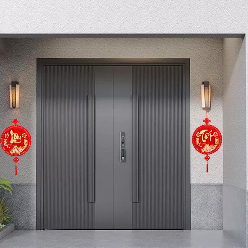 1 buc Roșu Binecuvântare Fu Caracter Pandantive Tradiționale Festivalul Primăverii Vietnamez Îngroșat Vietnam Ornament Norocos Pandantiv Anul Nou