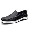 Fashion High Quality Men's Genuine Leather Loafers Handmade Male Slip On Shoes Classic Moccasins Casual Walking Flats Driving Footwear