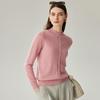 Zhaojun 2025 Autumn/Winter Women's 100% Cashmere Semi-High Neck Sweater