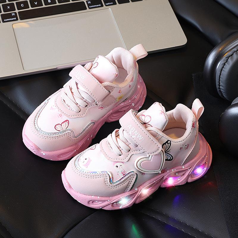 Children s Sports Shoes, Girls Shoes, Velcro-soled Baby Shoes 21