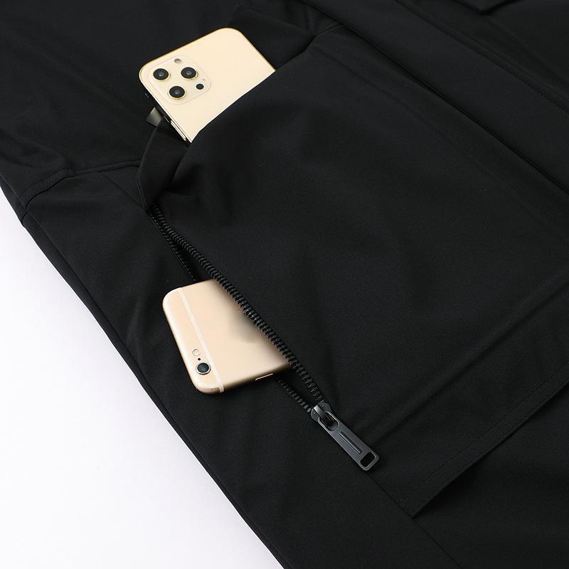 Men's Winter Padded Thickened Cotton Down Jacket Middle-aged Men's Medium-length Business Warm Coat