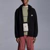 Moncler Ss22 Logo Label Three-Color Woven Tape Zipper Hoodie Jacket Men jackets Black H10918G00047809LA999