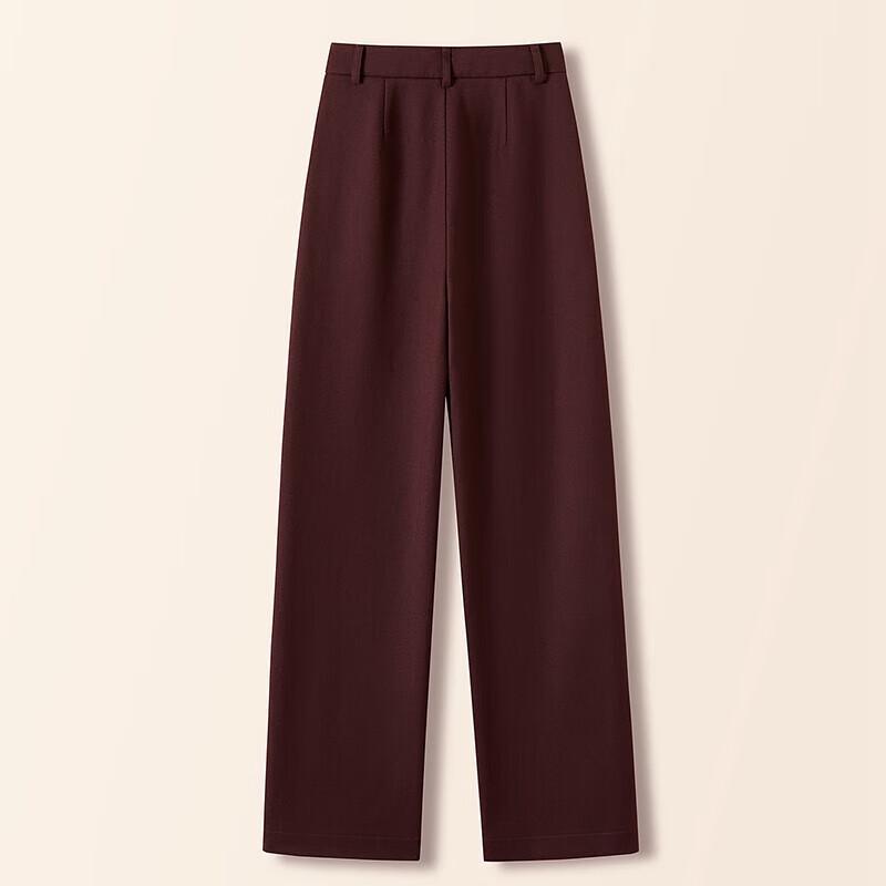 Women's Solid Straight-Leg Commuter Trousers
