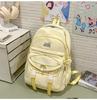 Schoolbag Japanese ins new high-value fresh and sweet backpack junior high school students lightweight travel large-capacity backpack