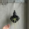 Alternative Gardening Accessories Hanging Bat Planter, Gothic Plant Pot, 3D Printed Unconventional Garden Supplies Halloween Planter for Trailing