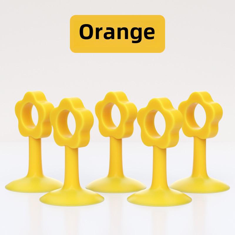 Silicone Door Stopper with Handle, Punch-Free Install, Anti-Collision, Silent Buffer, Protective Door Closer Cover