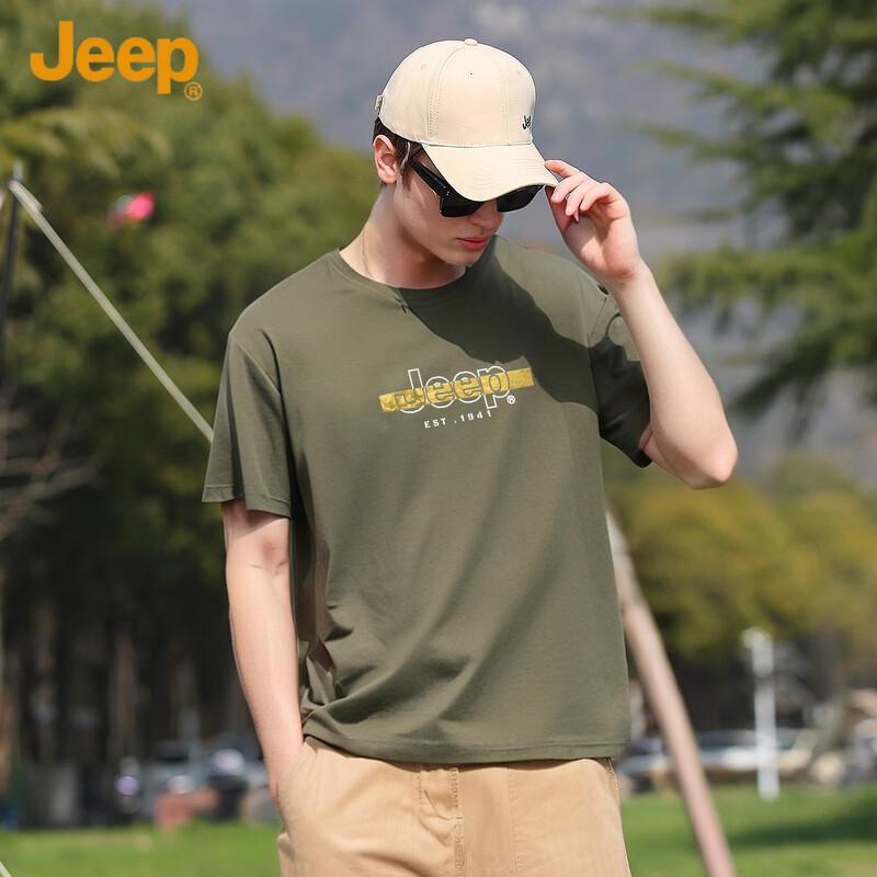 JEEP Men s Summer Casual Short Sleeve T-Shirt 5XL