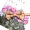 Adjustable Men Necktie Solid Color Bridegroom Groomsman Cravat Fashion Butterfly Bow Tie  Shirt