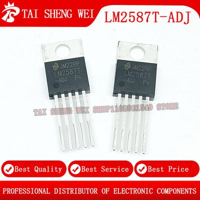 5pcs Brand New Original LM2587T-ADJ LM2587T LM2587 TO-220 TO-220-5 5A DC Switching Regulator Brand New Original