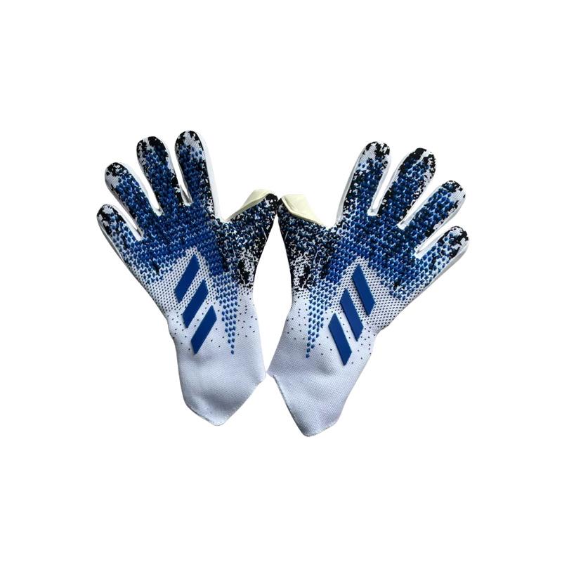 Jugend & Erwachsenen Torwarthandschuhe mit Fingerschutz und Langlebigkeit für das Training Size 7 [Kids] blau/schwarz