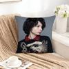 Cool FFinn WWolfhardFW Square DoubleSided printed Pillow Case Bedroom Bedside Pillow Sofa Cushion Cover
