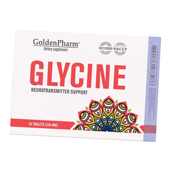 Glycine Tablets, Glycine 100, Golden Pharm 50 Tablets (27519002)