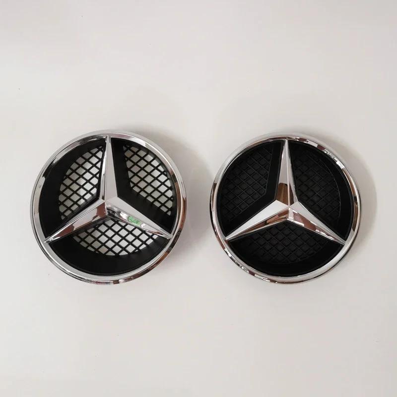 XTRL1 3D Car Grill Emblem Star Badge Front Grill Logo For Mercedes Benz W204 W205 W213 X253 A B C E S CLA GLB GLC GLE GLS